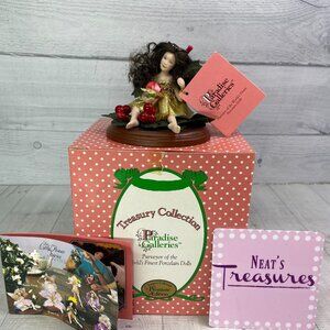 Paradise Galleries THE LITTLE FLOWER FAIRIES-HOLLY Collection Porcelain Doll